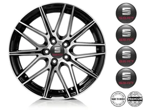 Seat Insignia de Rueda Logo Cúpula Elegante de Epoxi